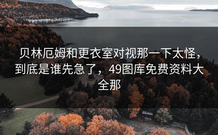 贝林厄姆和更衣室对视那一下太怪,到底是谁先急了,49图库免费资料大全那 贝林厄姆和更衣室对视那一下太怪,到底是谁先急了,49图库免费资料大全那